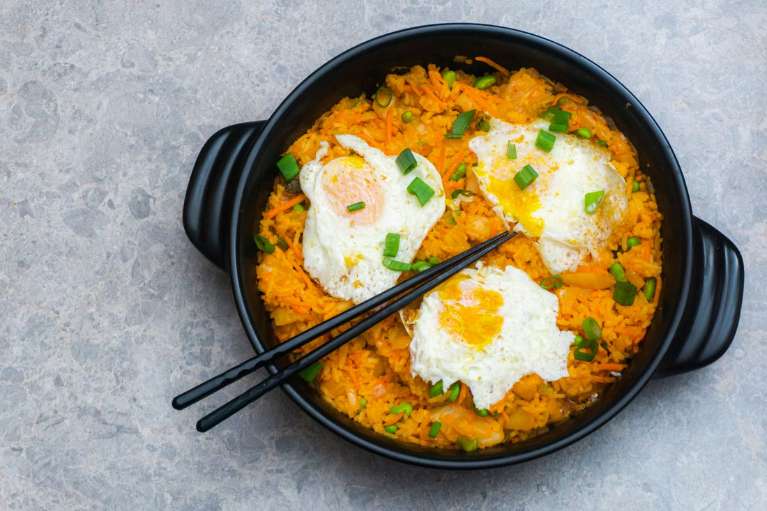 Colorful Kimchi Fried Rice