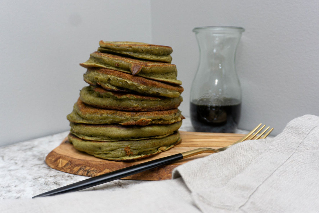 Superfood Matcha Pancakes